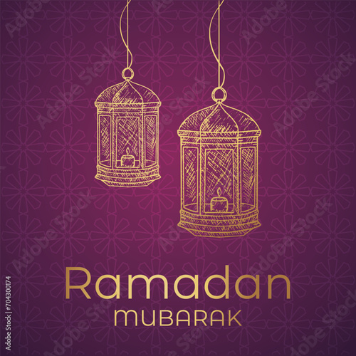 Ramadhan background, Eid al-Fitr background, Islamic new year background greeting card