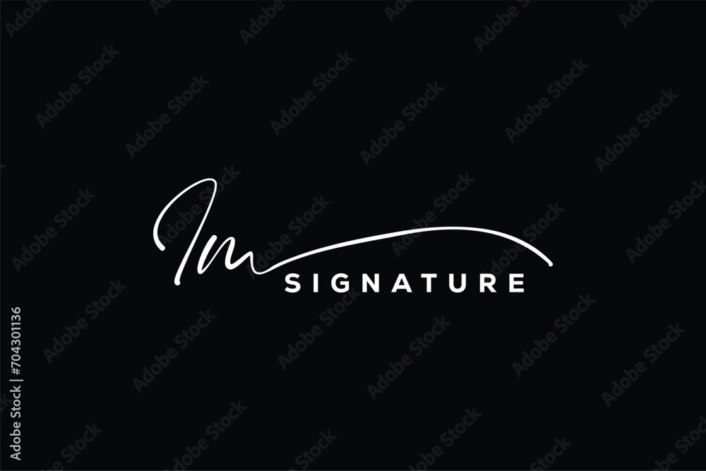 IM initials Handwriting signature logo. IM Hand drawn Calligraphy lettering Vector. IM letter real estate, beauty, photography letter logo design. IM initials Handwriting signature logo. IM Hand drawn Calligraphy lettering Vector. IM letter real estate, beauty, photography letter logo design.