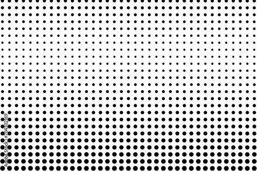 Dotted halftone background. Halftone fade gradient texture. Grunge halftone grid background. White and black halftone pattern dot background texture overlay.