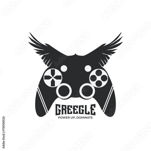 gaming logo design, joystick logo design