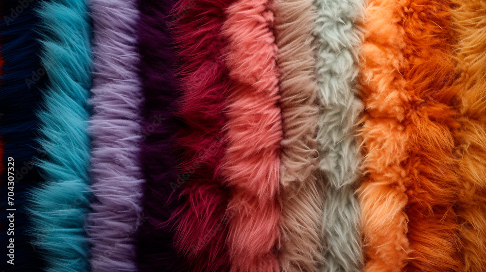 multi-colored yarn thread texture. Selective focus. multi-colored yarn thread texture. Selective focus.