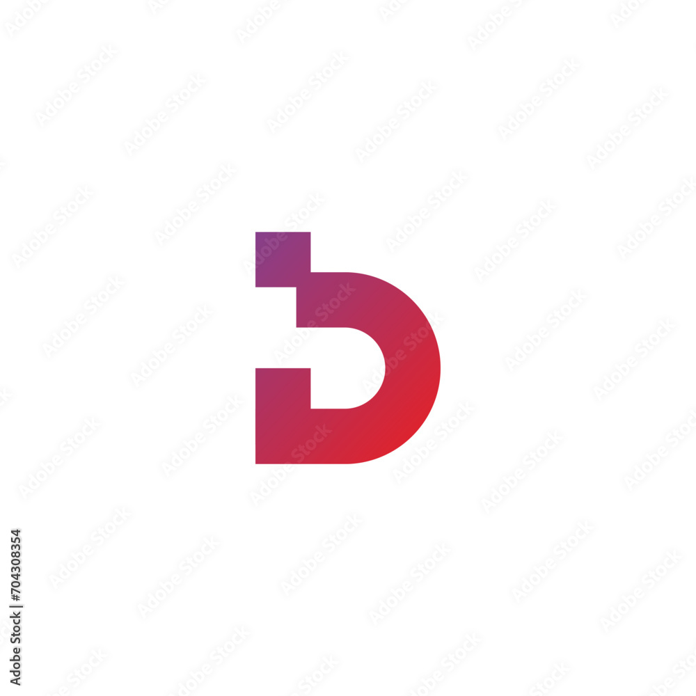 D letter logo design vector D letter logo design vector
