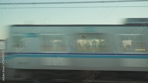 View of Japan from a train