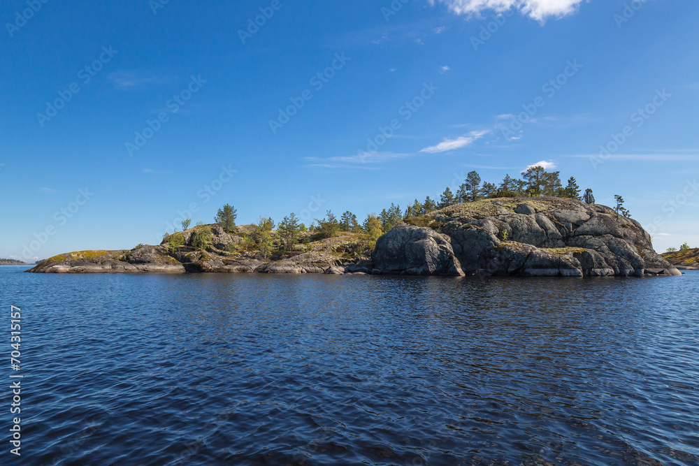 The coast of Lake Ladoga The coast of Lake Ladoga