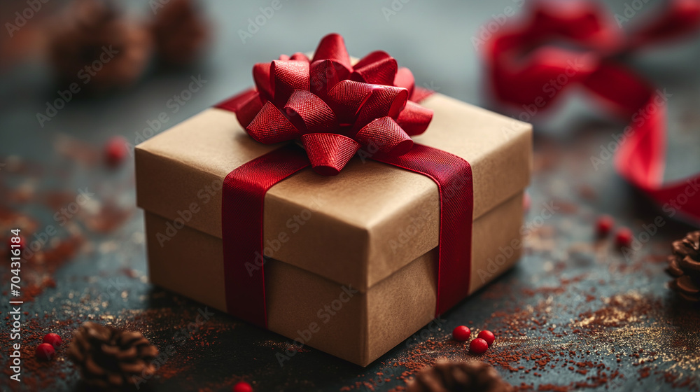 Obraz premium プレゼントボックスとチョコレート