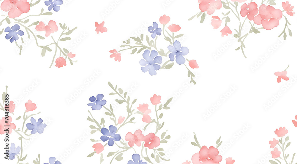 Abstract pink and purple floral background