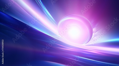 Captivating Sweet Color Abstract with Blue and Purple Glowing Light Beam, a Vibrant Digital Art Design for Modern and Creative Concepts in Technology and Futuristic Trends.