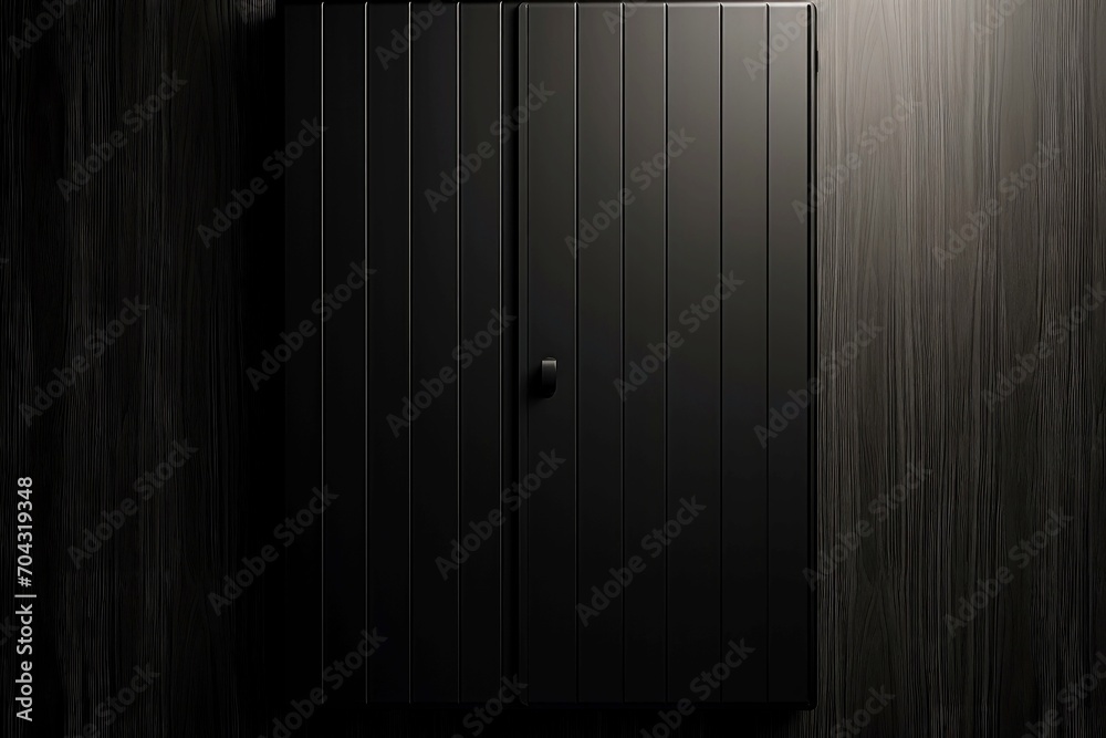 Fototapeta premium Close-up black metallic wall, abstract pattern background