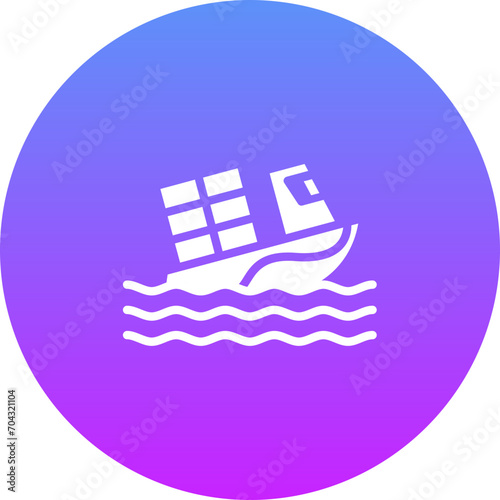 Boat Sink Icon