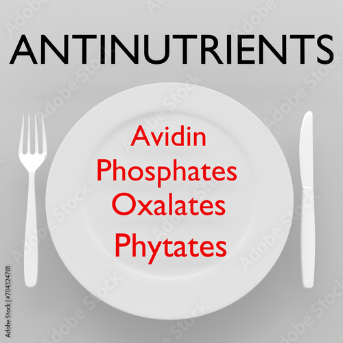 Antinutrients - health concept photo