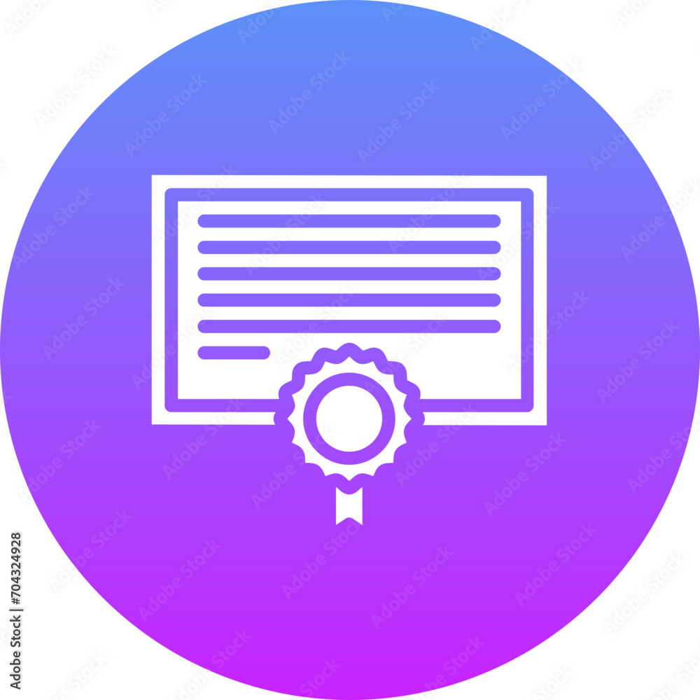 Certificate Icon Certificate Icon