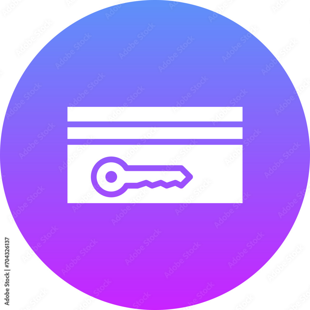 Card Key Icon Card Key Icon