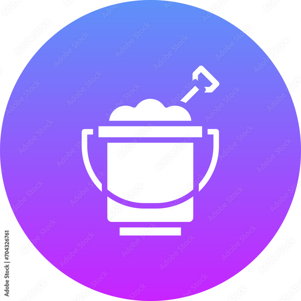 Obraz premium Sand Bucket Icon