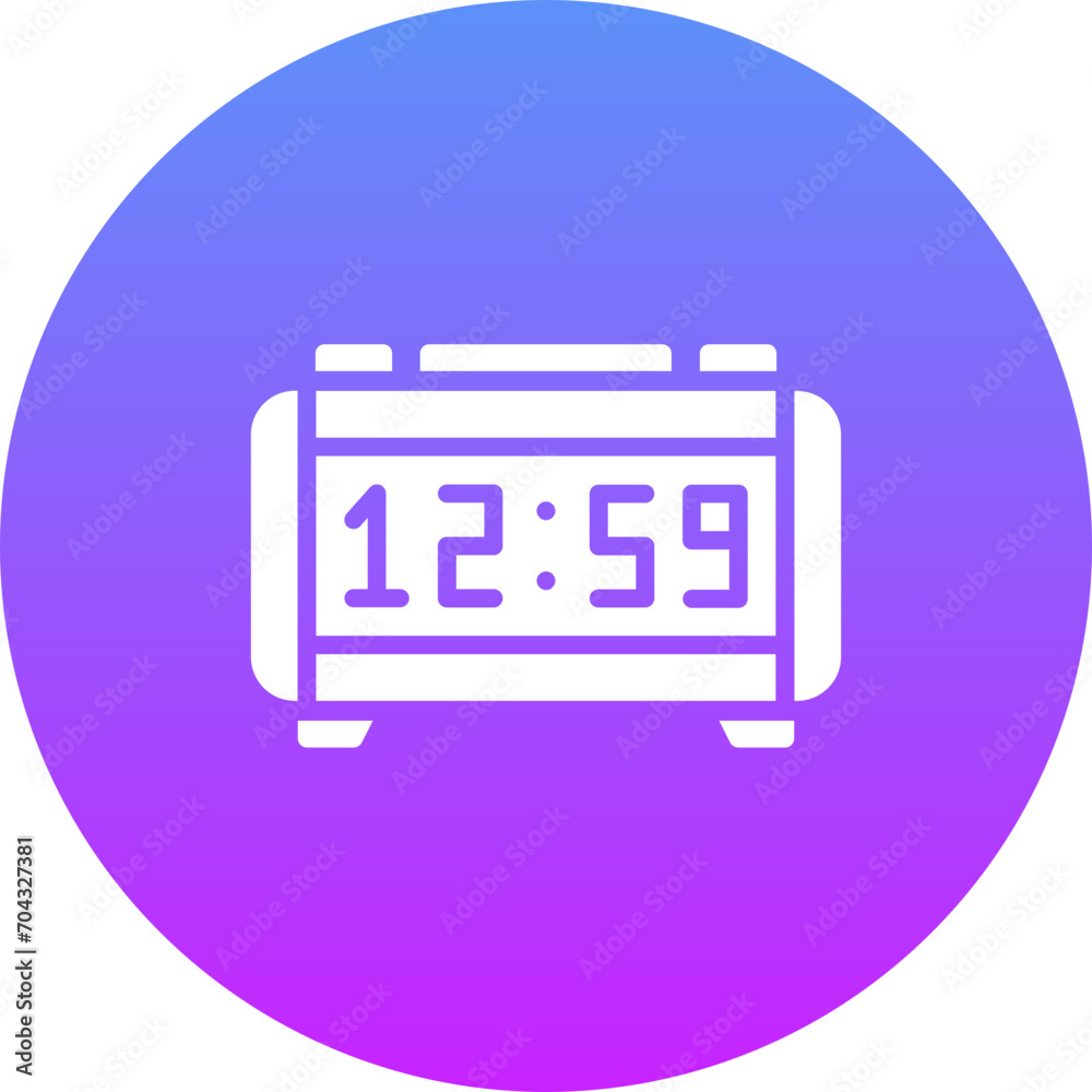 Digital Clock Icon Digital Clock Icon