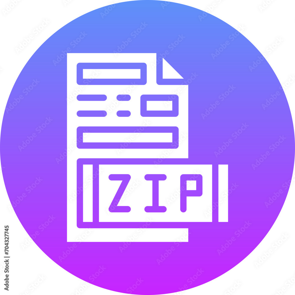 Zip File Icon