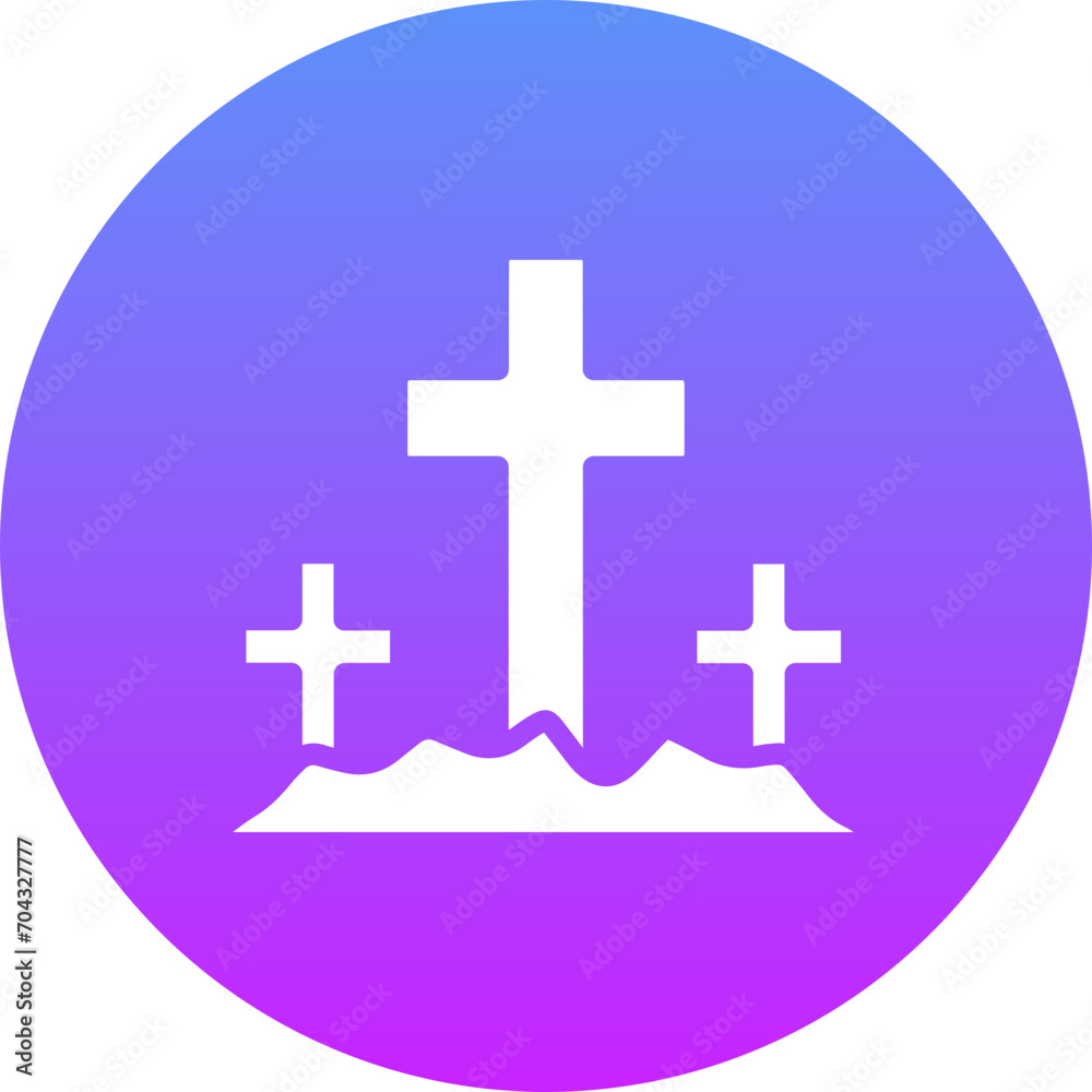 Obraz premium Cemetery Icon