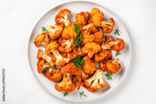 best buffalo cauliflower bites with ranch dipping sauce