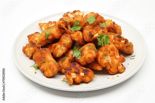 best buffalo cauliflower bites with ranch dipping sauce