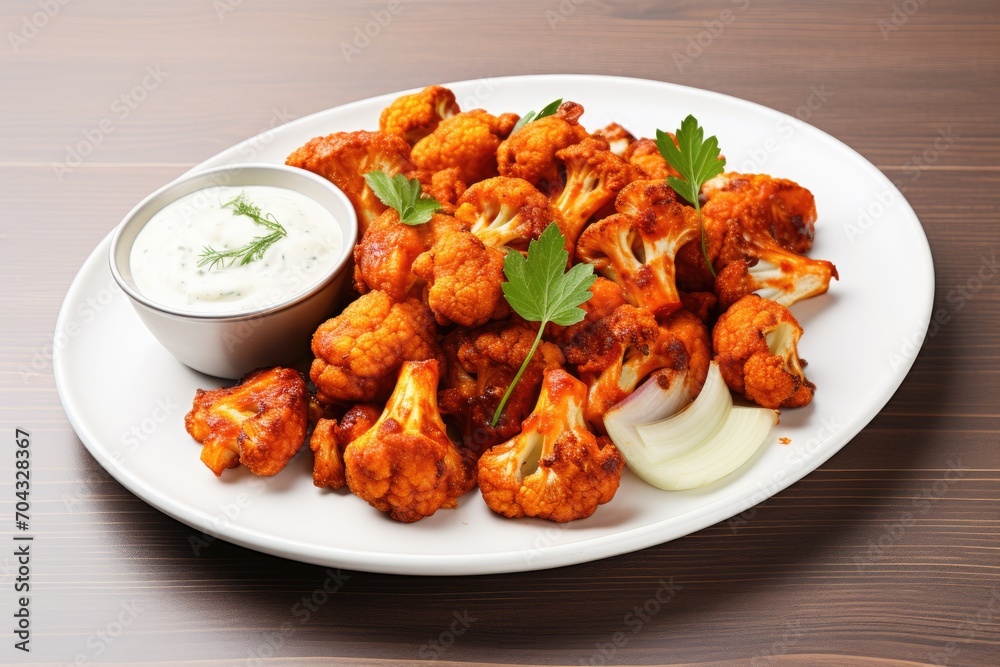 cauliflower wings with white sauce cauliflower wings with white sauce