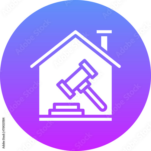 House Auction Icon