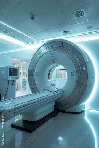 Wallpaper Mural A room with a large MRI machine. Suitable for medical and healthcare concepts Torontodigital.ca