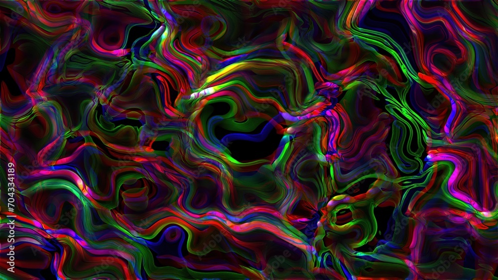 Abstract colorful glass background. Computer generated 3d render