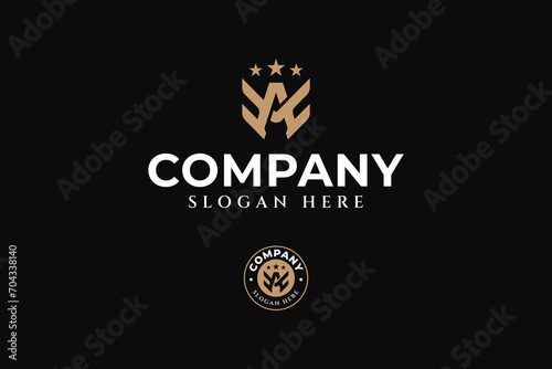 letter A with wing and star shape logo design for military and sport business company