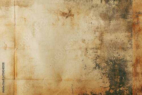 An aged piece of paper with remnants of paint. Can be used as a background or texture for various projects