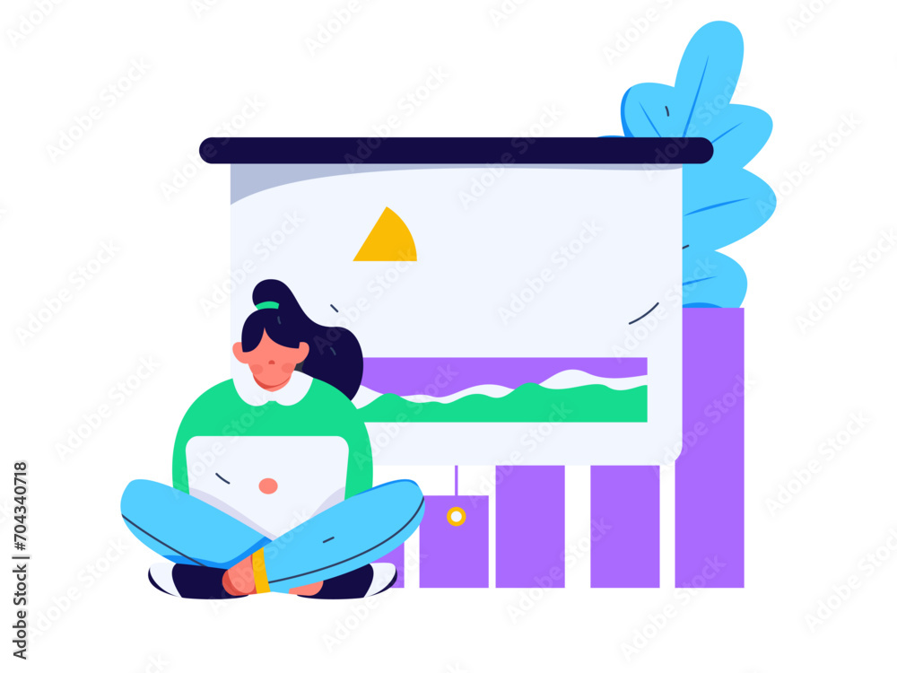 Marketing planning business characters flat vector concept operation hand drawn illustration
Marketing planning business characters flat vector concept operation hand drawn illustration