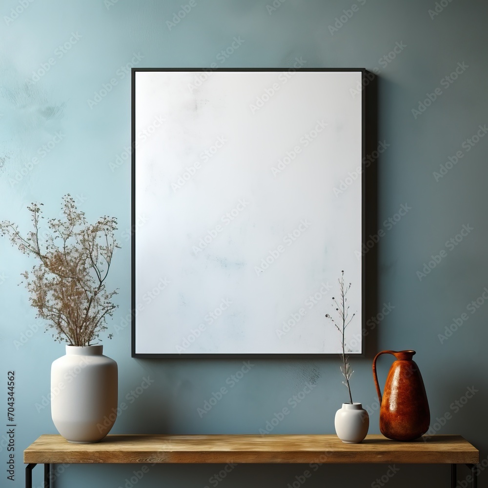 mockup of a empty black poster frame on green wall - elegant simple frame - framed art mockup mockup of a empty black poster frame on green wall - elegant simple frame - framed art mockup