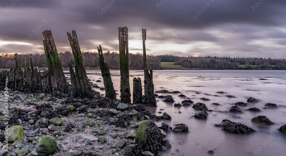 Old Jetty -Views around Snowdonia in Winter, North Wales