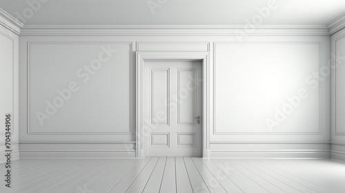 white empty closed room with no windows - choices beginning wallpaper 