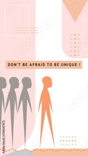 Affirmation poster. Psychological affirmation poster.