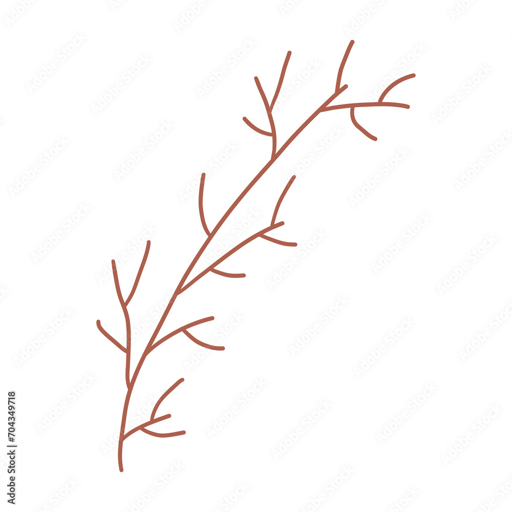 Fototapeta premium easter branches plant pattern hunting spring icon