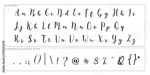 Alphabet Split Monogram, Split Letter Monogram, Alphabet Frame Font. Laser cut template. Initial monogram letters. photo