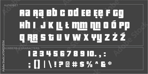 Alphabet Split Monogram, Split Letter Monogram, Alphabet Frame Font. Laser cut template. Initial monogram letters.