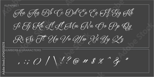 Alphabet Split Monogram, Split Letter Monogram, Alphabet Frame Font. Laser cut template. Initial monogram letters.