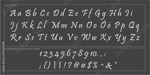 Alphabet Split Monogram, Split Letter Monogram, Alphabet Frame Font. Laser cut template. Initial monogram letters.