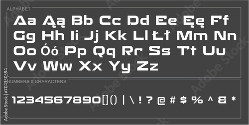 Alphabet Split Monogram, Split Letter Monogram, Alphabet Frame Font. Laser cut template. Initial monogram letters.