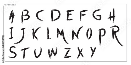 Alphabet Split Monogram  Split Letter Monogram  Alphabet Frame Font. Laser cut template. Initial monogram letters.