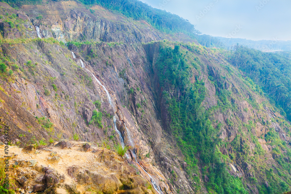 Waterfall from ravine