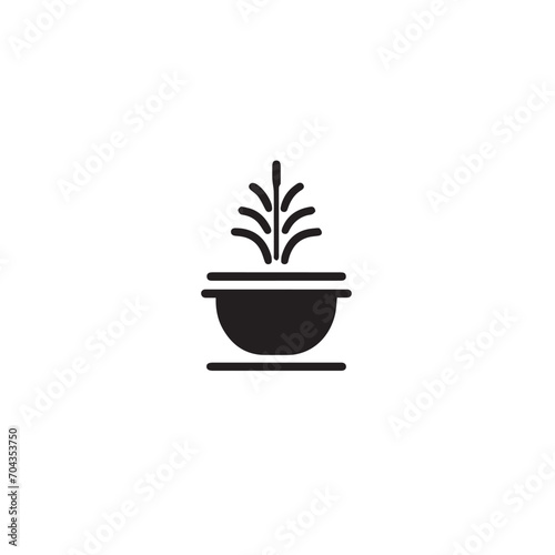 Pot in cartoon, doodle style. Isolated 2d vector illustration in logo, icon, sketch style, Eps 10. AI Generative