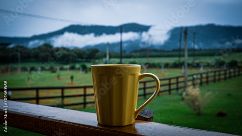 Cup of coffe in the mountains © Zyck Films
