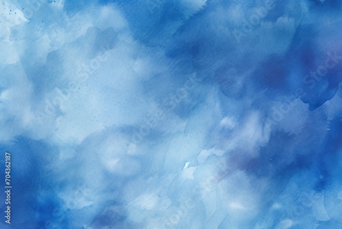 Intense blue water color texture with brushstrokes Background image made with AI BLUE ABSTRACT BG