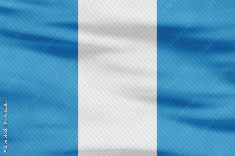 Obraz premium Guatemala Flag - Country Blue and White Vertical Stripes