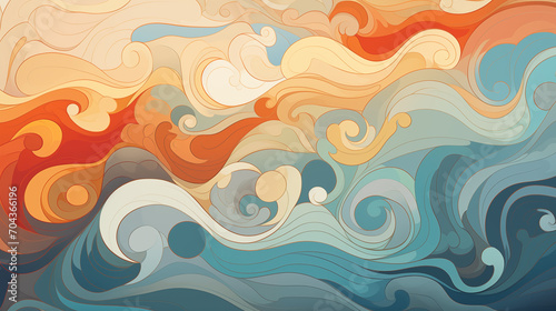 Abstract Maritime Exploration Harmony