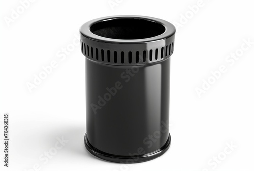 trash can isolated on white background. generative ai