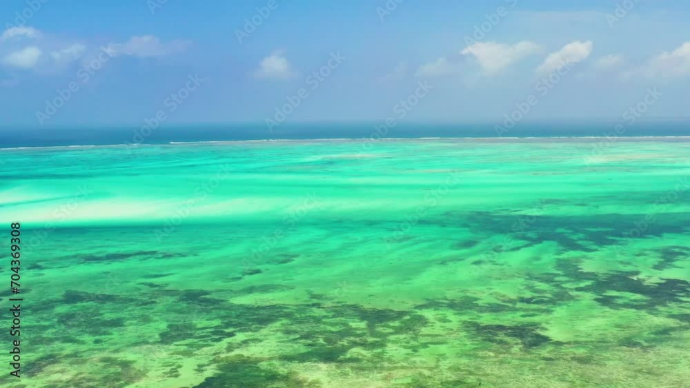 Aerial beautiful view of the Tanzanian coast. Aerial beautiful view of the Tanzanian coast.