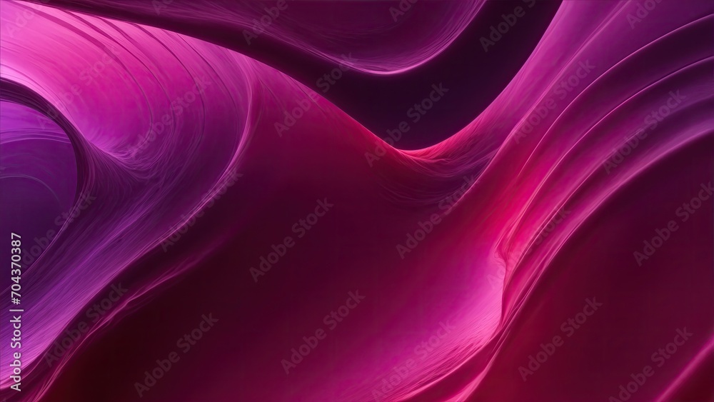 Fototapeta premium Red and Purple 3D waves abstract Background