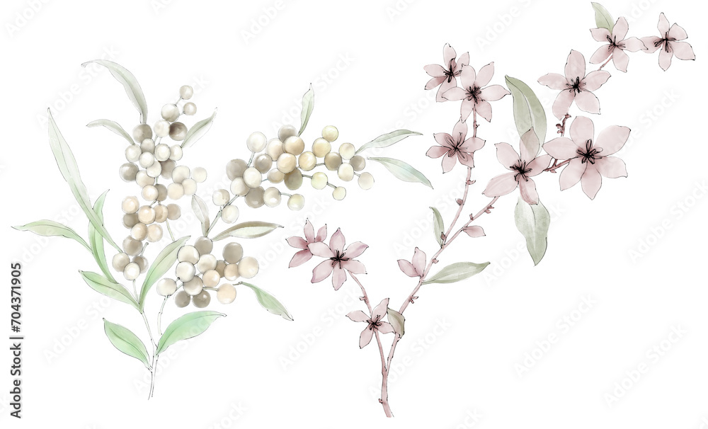 Obraz premium Floral realystic motivation poster in square, blooming beauty, fashion t-shirt design, flowers, colorfull peony message Spring in me, wedding card